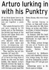 Arturo Bassick's (of The Lurkers + 999) 'Punktry and Western Bonanza' + Eastfield + Hollywood Doll - Live at Bar Lambs, Westcliff-on-Sea, Essex - Friday May 28th, 2010 - Evening Echo News Report - 26.05.10