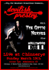 Devilish Presley + The Optic Nerves + Hollywood Doll - 13.03.11 - Poster by Angels in Exile