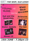 Southend Fringe Festival, The Ship, June 19th 2009 - 'Young Guns vs The Old Guard' - The Get plus Stolen Jackets plus Sicknurse plus Syd & The Small Kids (Plus Haven 13) - Poster