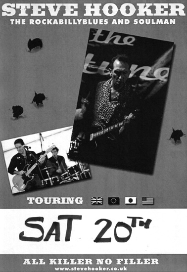 Steve Hooker & His Band - Live at The Kings Head, Rochford, June 20th, 2009 - Poster