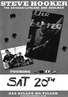 Steve Hooker & His Band - Live at The Kings Head, Rochford, June 20th, 2009 - Poster