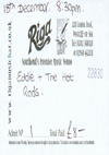 Eddie & The Hot Rods + Tonight - Live at Club Riga, 28.12.10 - Ticket