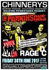 The Parkinsons + Knock Off + Rage DC - Live at Chinnerys, Southend-on-Sea, Essex on Friday June 30th, 2017 - Poster #1