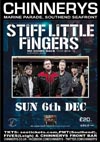 Stiff Little Fingers - Live at Chinnerys, Southend-on-Sea, 06.12.15 - Poster