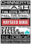Stiff Little Fingers - Roaring Blaze Tour 2011 - Live at Chinnerys, Southend-on-Sea, 18.10.11 - Chinnerys Poster