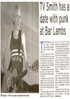 TV Smith + The Garden Gang + Eastfield + The Optic Nerves - Live at Bar Lambs - 30.05.09 - Evening Echo News Report 