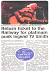 TV Smith + Dick York (& Christine) + The Tuppeny Bunters + Radio Podrophenia DJ's - Live at The Railway Hotel, Southend-on-Sea, Friday November 23rd, 2012 - Evening Echo News Report