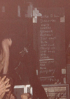 The Damned - Live at Crocs - 10.09.83 - Set List - Photograph by Dave Collins