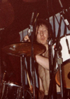 The Damned - Live at Crocs - 10.09.83 - Rat Scabies - Photograph by Dave Collins