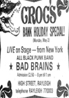 Bad Brains - Live at Crocs - 02.05.83 - Press Advert