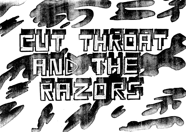 Cut Throat and The Razors - Early Poster Design