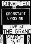 The Convicted + The Kronstadt Uprising - Live at The Grand Hotel, Leigh-on-Sea - 14.03.82 - Poster