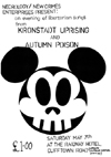 Kronstadt Uprising + Autumn Poison - Live at The Railway Hotel - 07.05.83 - Poster