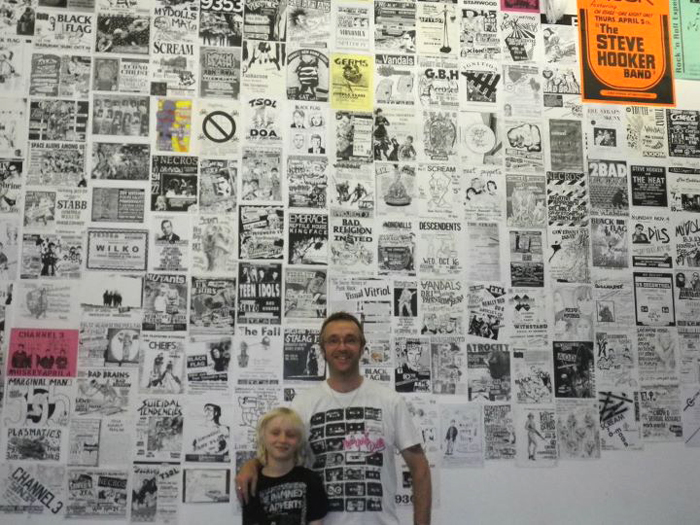 Visual Vitriol - An Exhibition by David Ensminger - Rough Trade East - 01.08.11 till 31.08.11 - Photograph by Dave Collins
