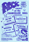 Chancellor Hall Flyer - Early 1978