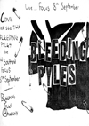 The Bleeding Pyles - Live at Focus - 08.09.80 - Poster