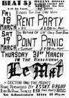 Beat 83 Gigs - Live at The Queens Hotel, March 1983 - Flyer