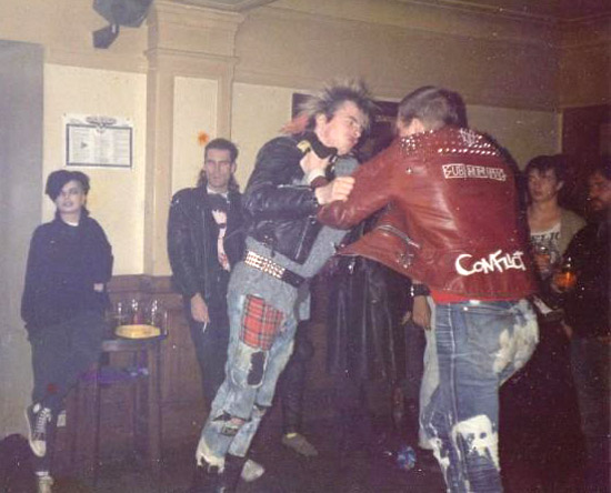 Bill and Paul dancing to Poisoned by Alcohol - 1986