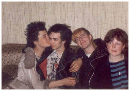 Johnny, Pigeon, Steve 76 and Helen - May 17th 1985