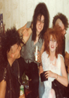 Michele, Donald, Pat and friend at party - 1983