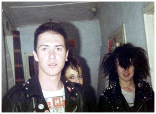 Rick, Pat and Friend at The Bungalow - 1981