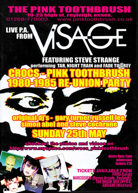 Crocs / Pink Toothbrush 1980-1985 Re-Union Party - 25.05.08