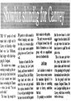 Lee Brilleaux's Party - Local Newspaper Clipping