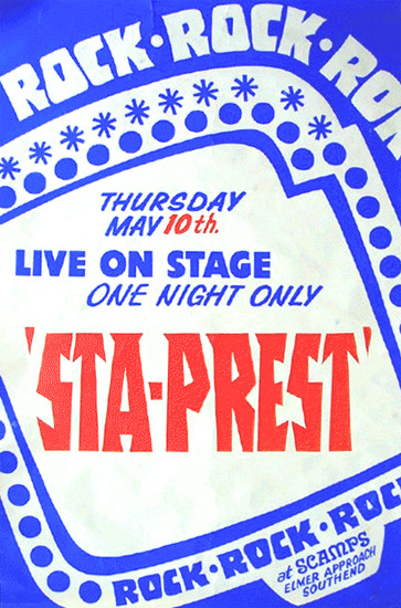 Sta-Prest - Live at Scamps 10.05.79 - Poster #2