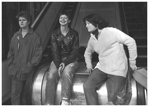 The Vandals - Alf, Sue and Kim - Photograph by Mark Saunders
