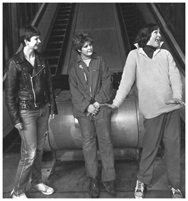 The Vandals - Sue, Alf and Kim - Photograph by Mark Saunders