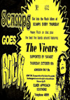 The Vicars - Live at Scamps, 18.10.79 - Ticket