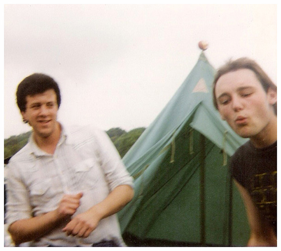 Reading Festival 1978 - Kirk and Phil McCavity