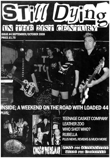 Southend Punk Rock History - 'Still Dying in The 21st Century' Fanzine - Issue 4 - September / October 2009