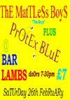 The Mattless Boys + Protex Blue - Live at Bar Lambs, Westcliff-on-Sea, Essex - 26.02.11