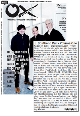 Ox (Germany) - Review of Southend Punk Volume One by Kay