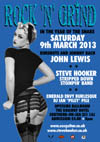 Rock 'n' Grind - In The Year of The Snake - John Lewis + Steve Hooker Stripped Down Stompin' Band + Emerald Envy Burlesque + DJ Ian Pile - Live at The Railway Hotel, Saturday March 9th, 2013