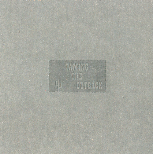Taming The Outback - '1986-1989' - CD + 7" Single in Embossed Box