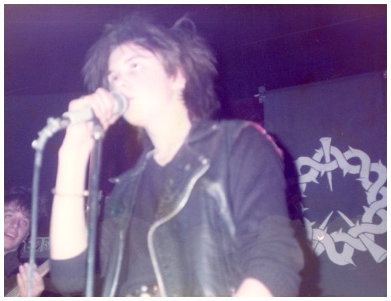 Danse Society - Live at Crocs - 08.04.83 - Photograph by Michele Sloman
