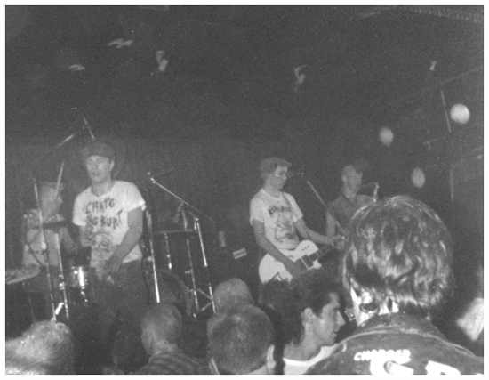 King Kurt - Live at Crocs - 19.11.83 - Photograph by Martin from Basildon