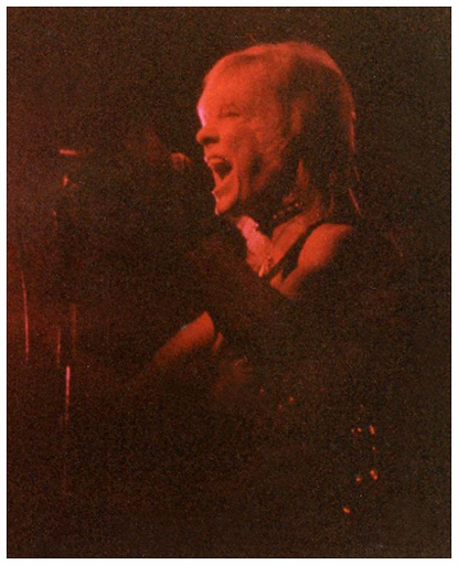 The Sweet - Live at Crocs - 1983 - Photograph by Dave Collins