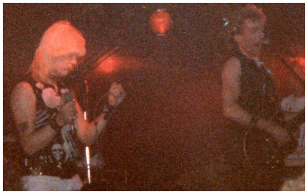 The Sweet - Live at Crocs - 1983 - Photograph by Dave Collins