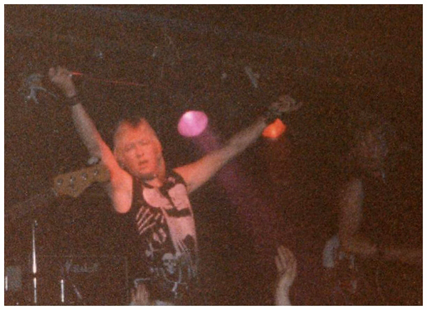 The Sweet - Live at Crocs - 1983 - Photograph by Dave Collins