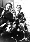 Chelmsford Punks - Martyn Lightfoot, Martin Keeble, Martin Beacon, Crispin Coulson, Sean Byrne, David Parkington, Alison Kay - 1977