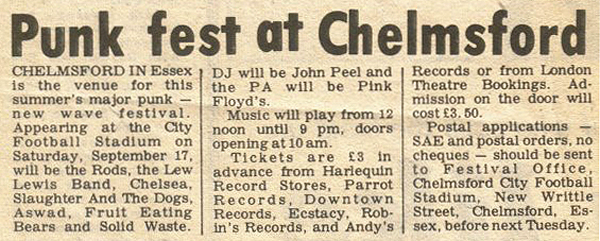 Newspaper Cutting - 10.09.77