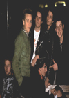 Chelmsford Punks - Kev, Phil, Richard, Andy, Steve and Mick, Chelmsford precinct, 1978