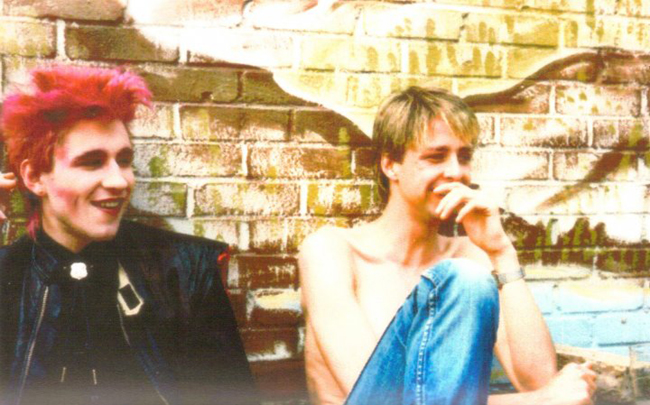 Chelmsford Punks - Alistair Browing and Crispin Coulson in The Prince garden