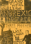 Anorexic Dread + Three Mothers + The Last Laugh - Live at The Grand Hotel, Leigh - 24.07.83 - Poster