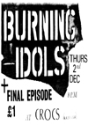 The Burning Idols + Final Episode - Live at Crocs - 02.12.82 - Poster