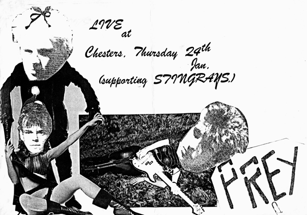 The Prey - Supporting The Stingrays - Live at Chesters - 24.01.85