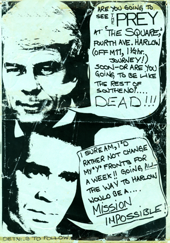 The Prey - Upcoming Gig at The Square, Harlow - Poster #2